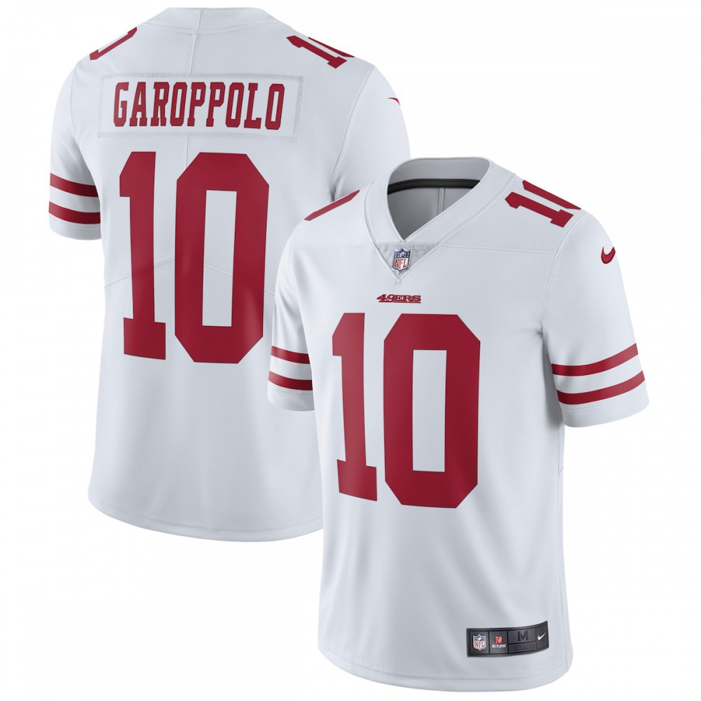 Jimmy Garoppolo San Francisco 49ers Nike Vapor Untouchable Limited Jersey - White-GridironStore